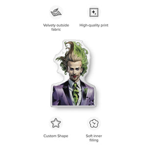 Joker Inspired Pillow with Your Face