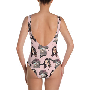 Woman Swimsuit Pinky