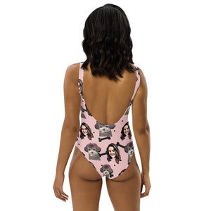 Woman Swimsuit Pinky