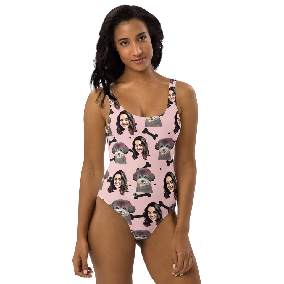 Woman Swimsuit Pinky