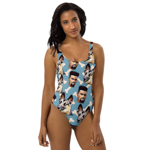 Woman Swimsuit Bony