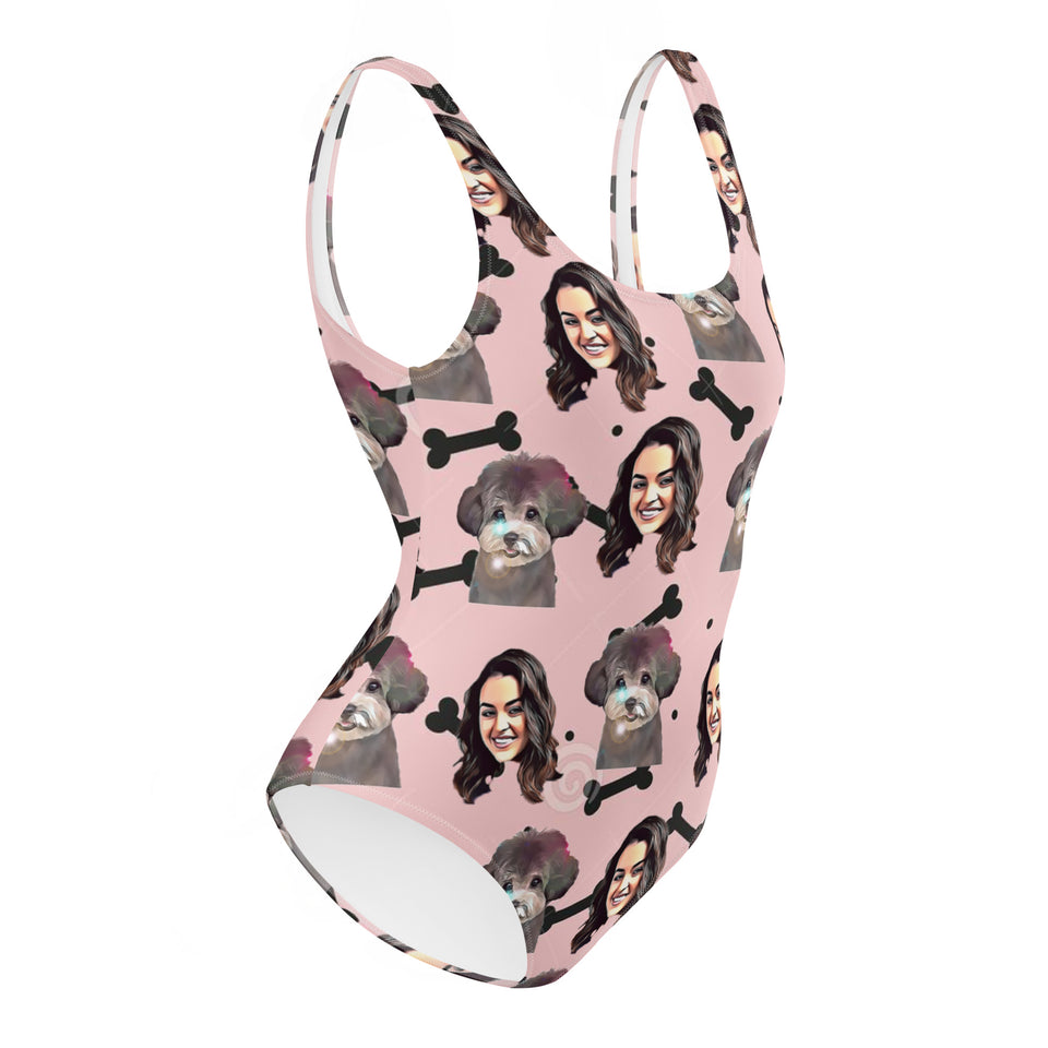 Woman Swimsuit Pinky